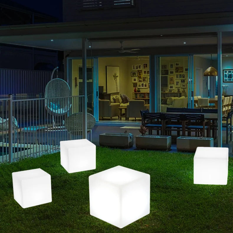 Outdoor Luminous Color Cube