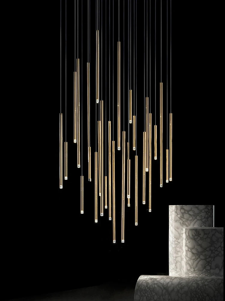 Luxury Staircase Rod Chandelier