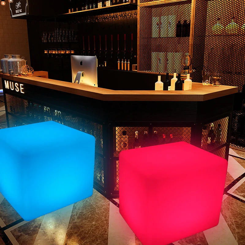 Outdoor Luminous Color Cube