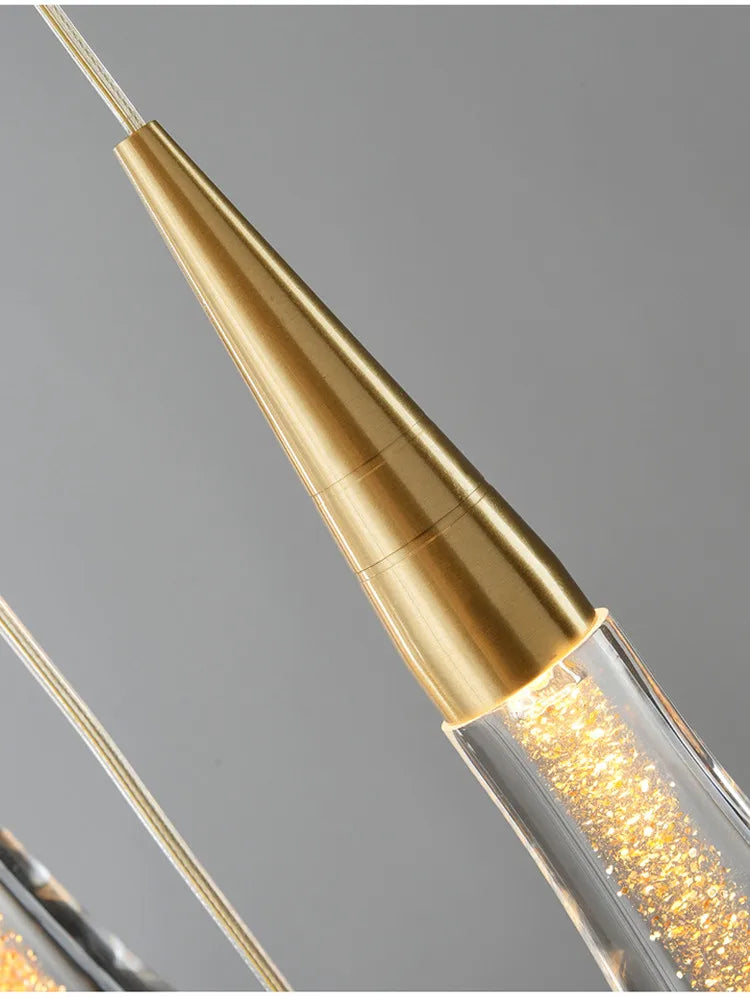 Crystal Teardrop Chandelier Pendant Light