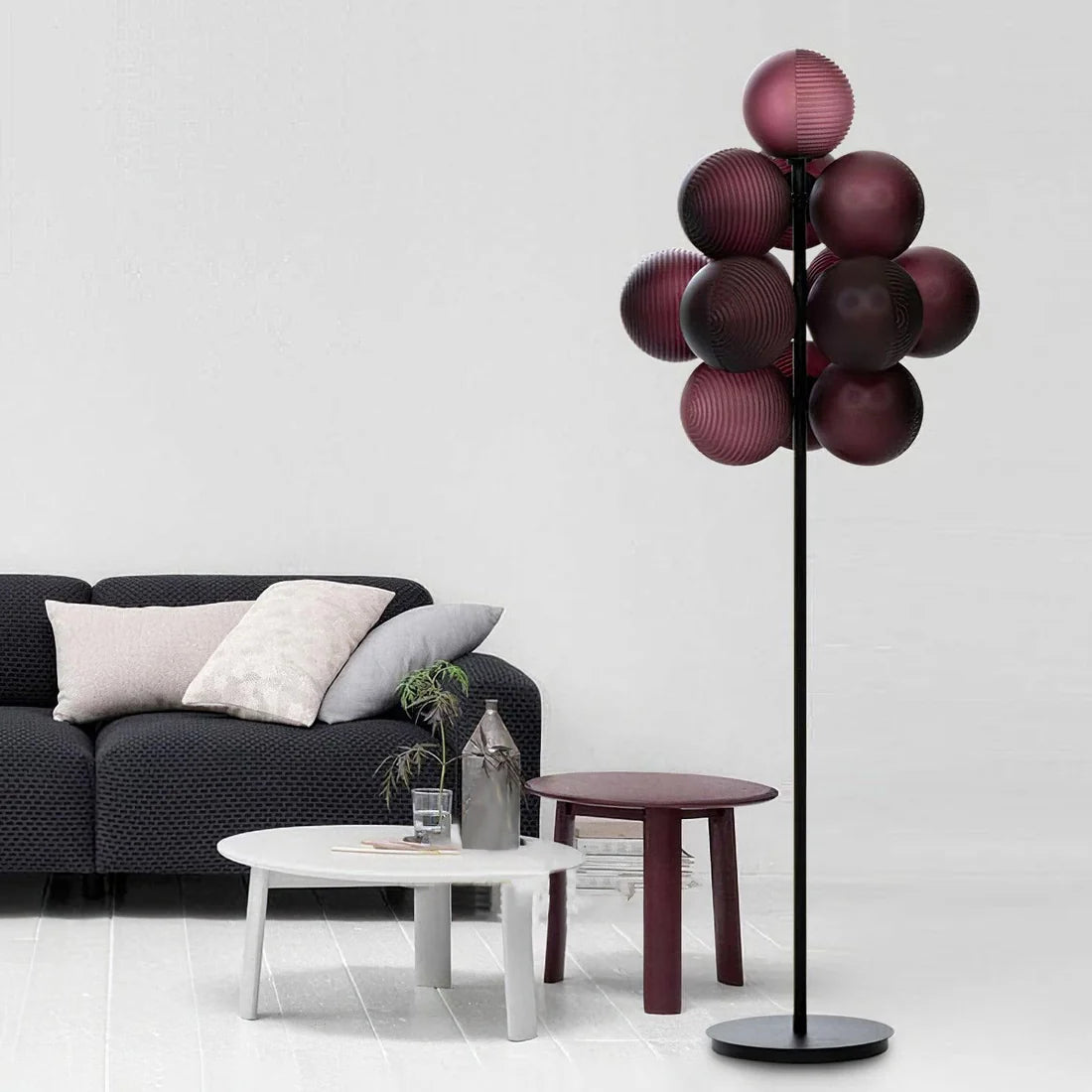 Vintage Modernism Radiance Balloon Floor Lamp by Dekoor Light