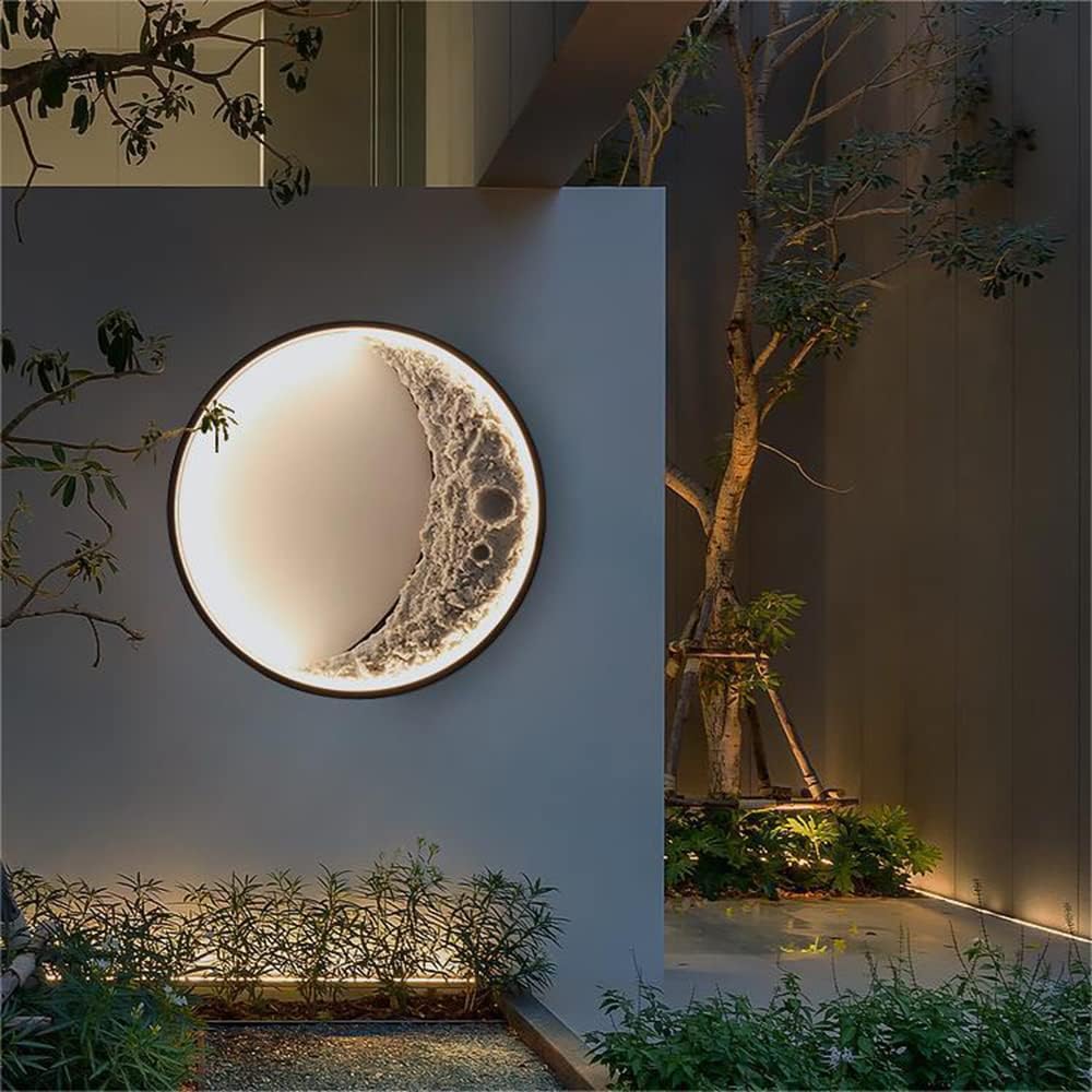 Moonlit Glow Crescent Wall Light by Lomance