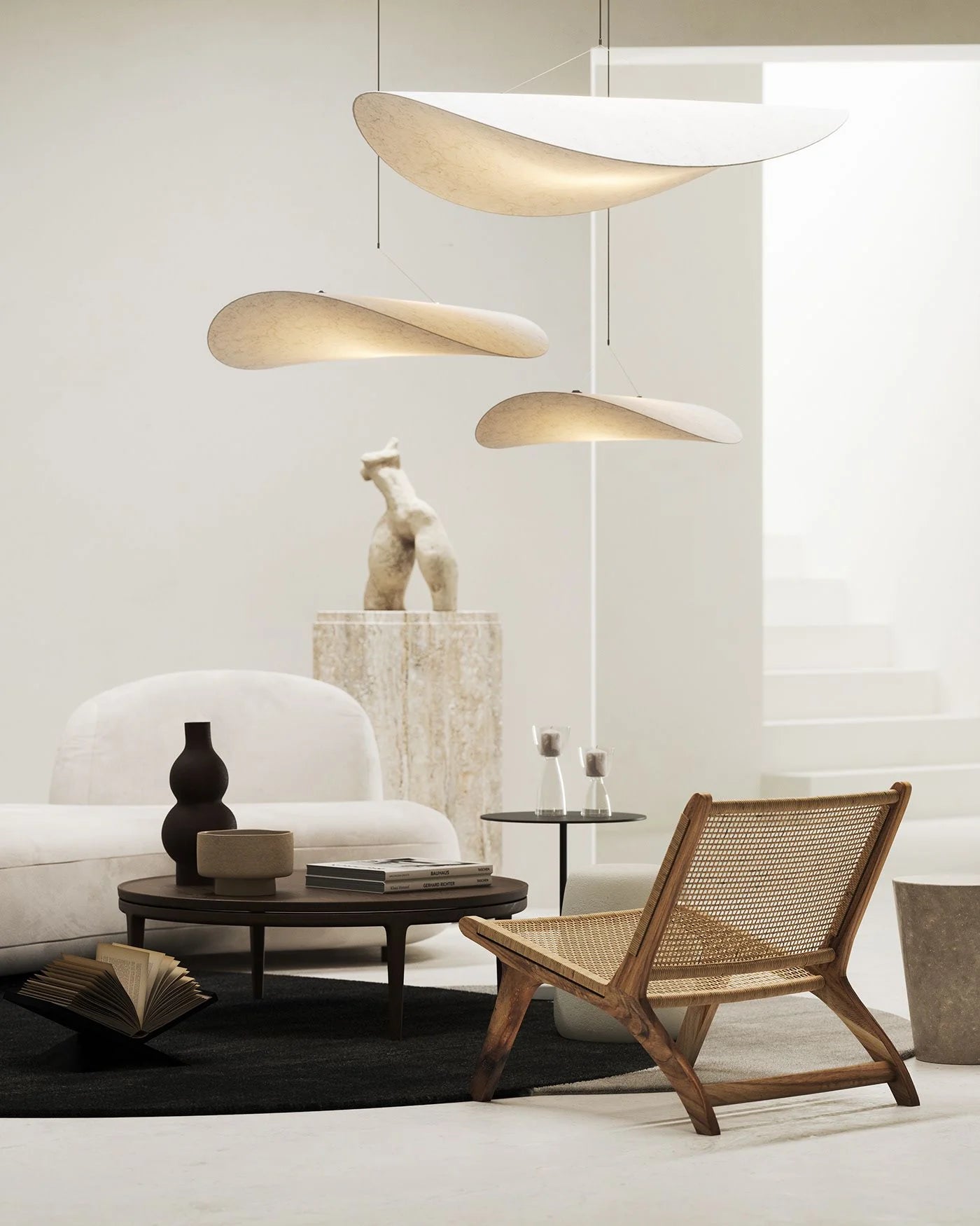 Handcrafted Nordic Silk Chandelier