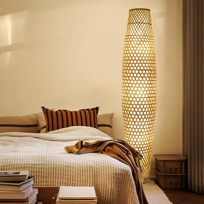 Bamboo Floor Lamp - Japanese Style