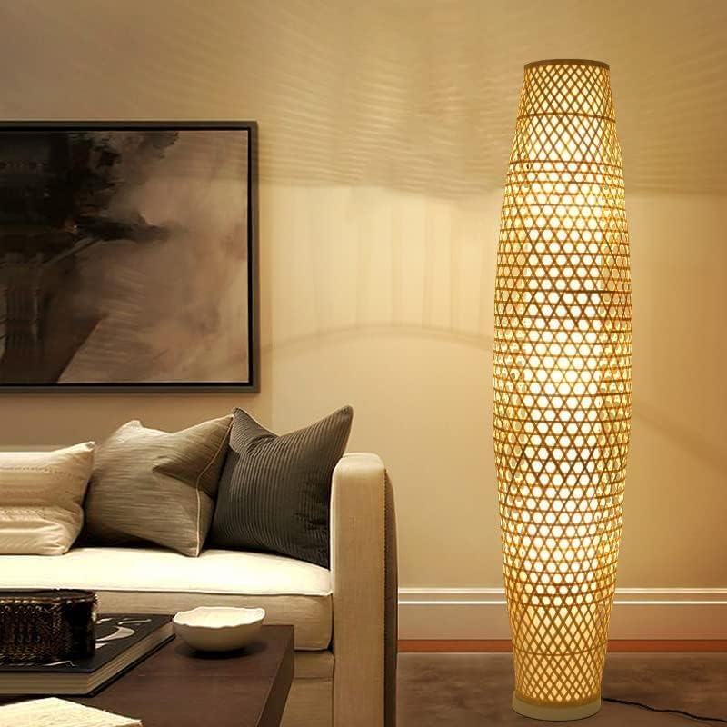 Bamboo Floor Lamp - Japanese Style