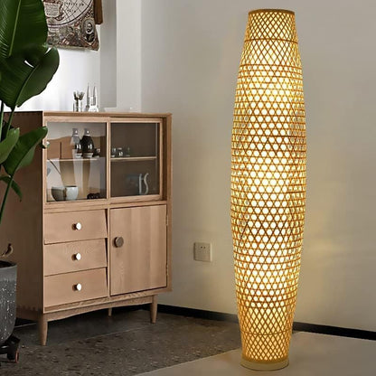 Bamboo Floor Lamp - Japanese Style