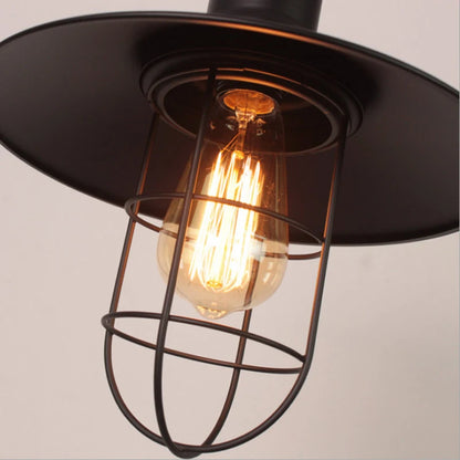 Vintage Pendant Light - Industrial Retro