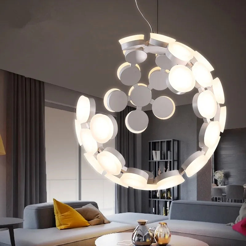Modern Italian Designer Pendant Lamp - Creative Moon Lamp