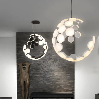 Modern Italian Designer Pendant Lamp - Creative Moon Lamp
