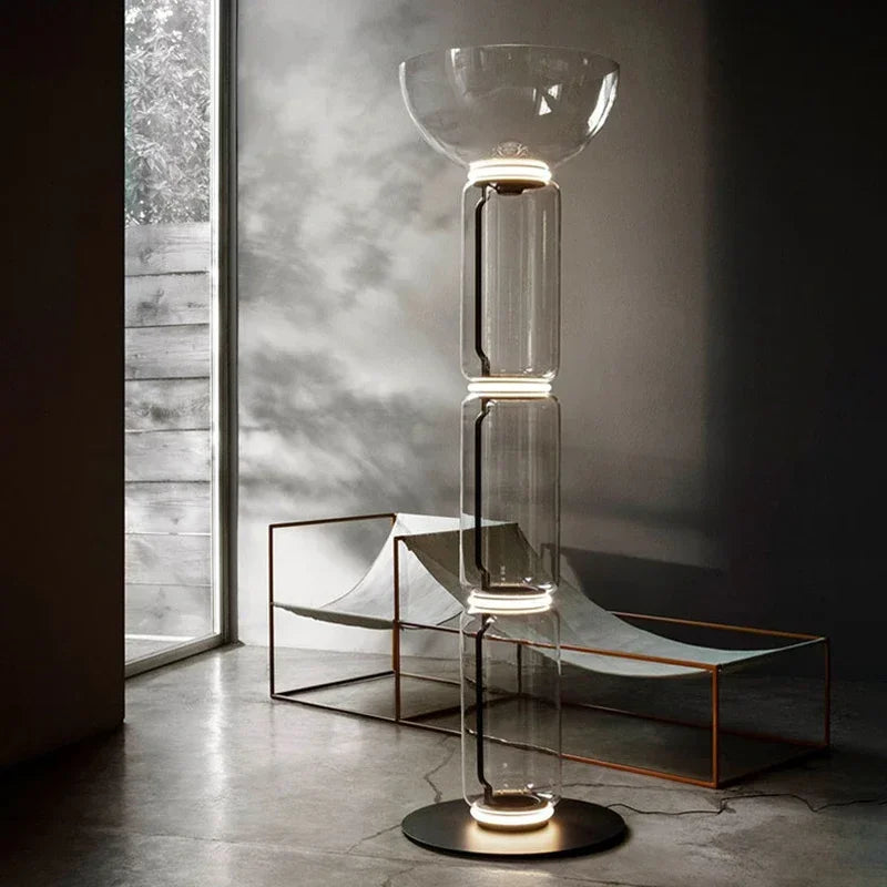 Nordic Glass Shade Floor Lamp