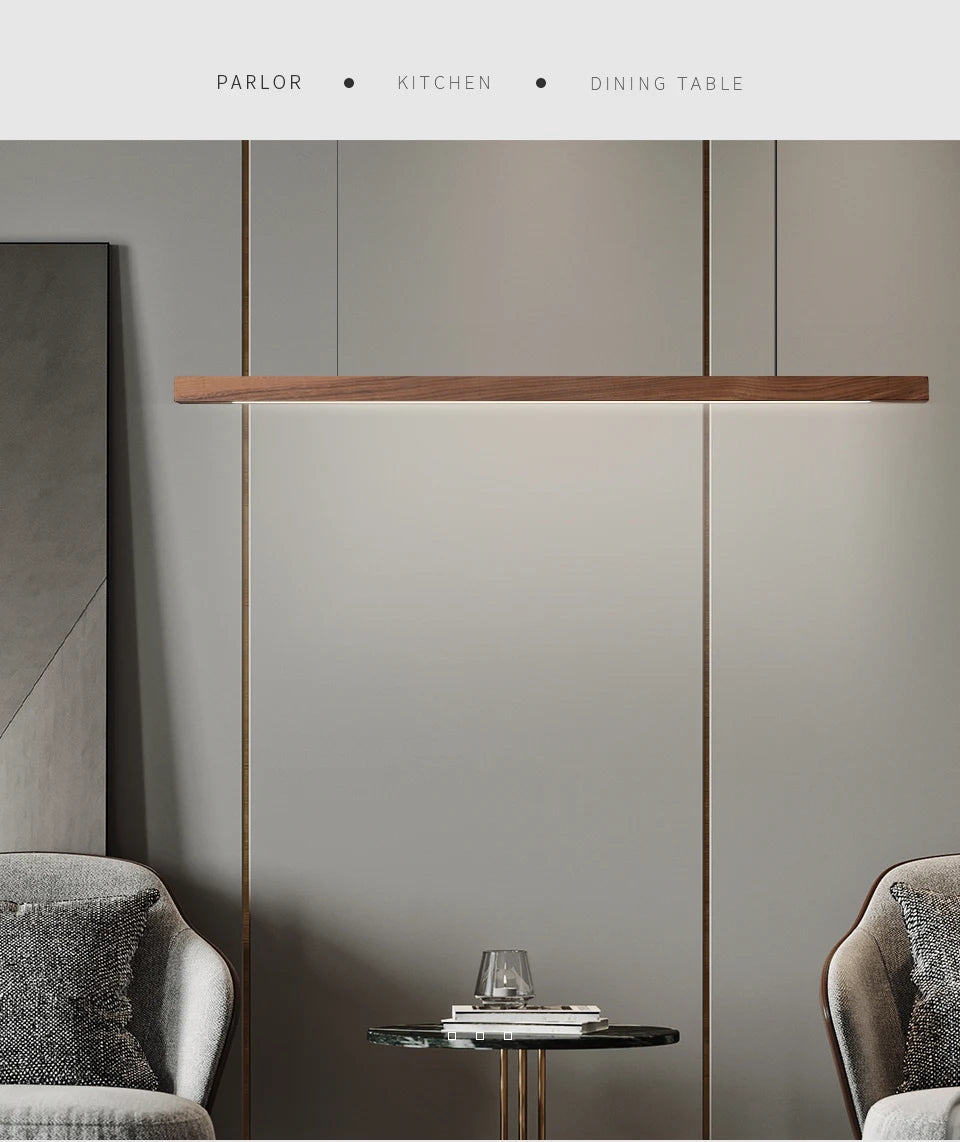 Solid Wood Light Bar by Nordic Illumination