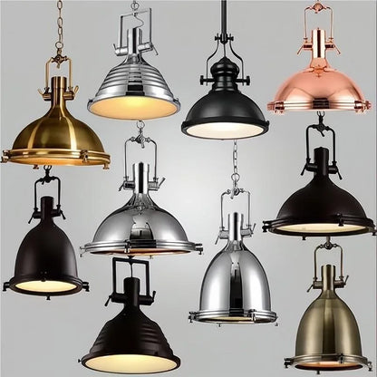 Vintage Industrial Metal Chandelier Pendant Light