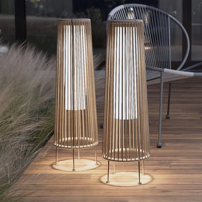 Grand Outdoor All-Weather Wicker Lamp by Orion Lighting