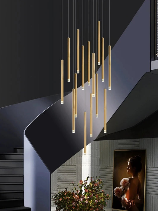 Luxury Staircase Rod Chandelier