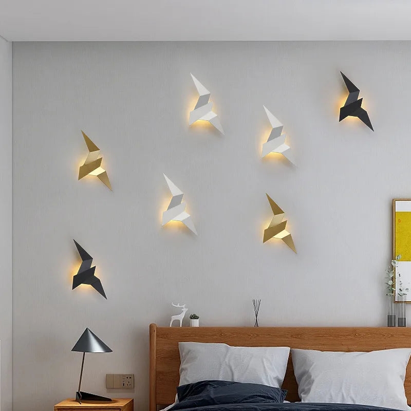 Origami Wall Lights by Nasimoto