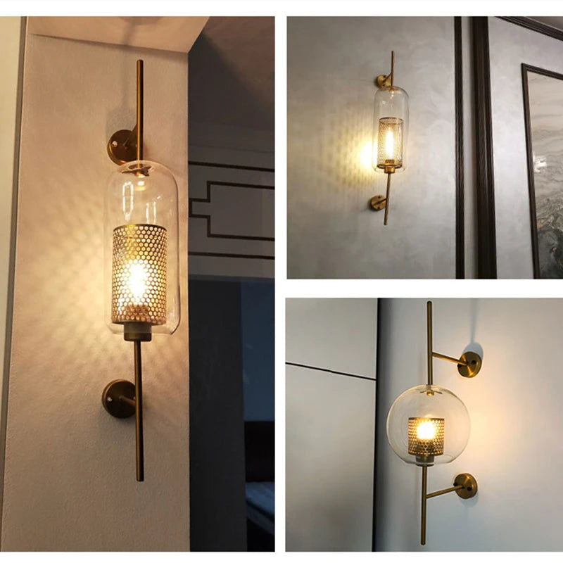 Honeycomb Industrial Modern Wall Sconce