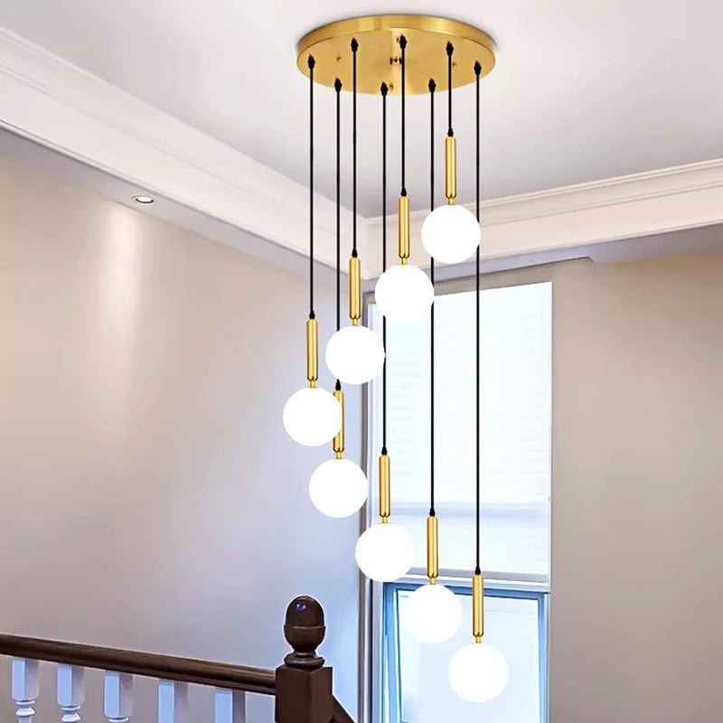 Ring Stairs LED Pendant Light