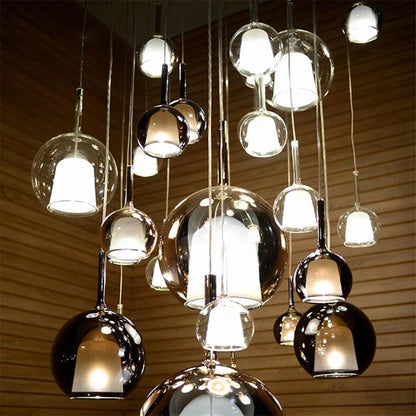 Nordic Hand Blown Glass Pendant Light