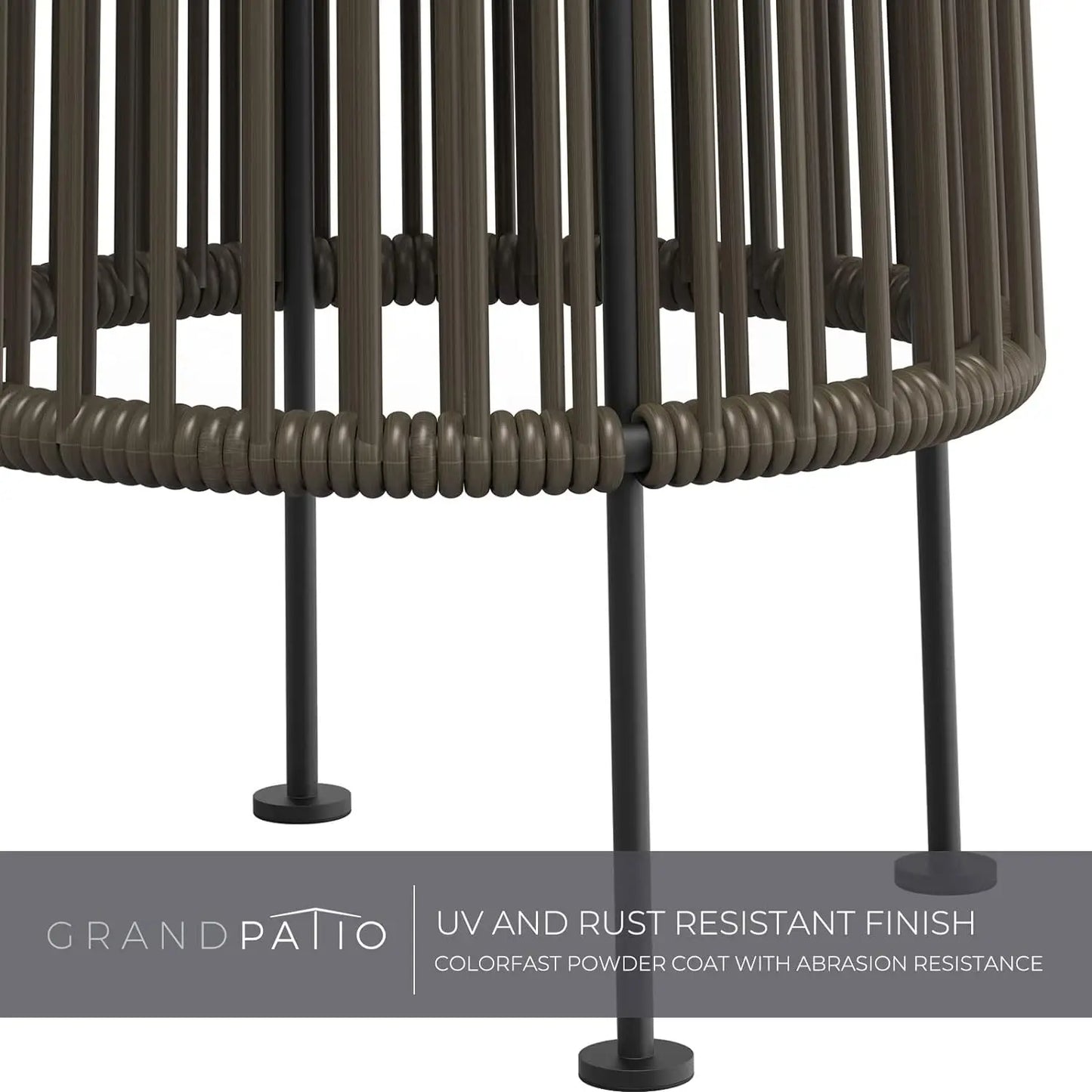 Grand Outdoor All-Weather Wicker Lamp by Orion Lighting