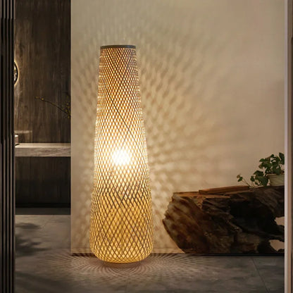 Bamboo Floor Lamp - Japanese Style