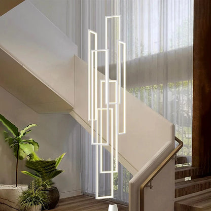 Modern Ring Stairs LED Pendant