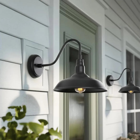 Industrial Porch Light by Ethan Parker