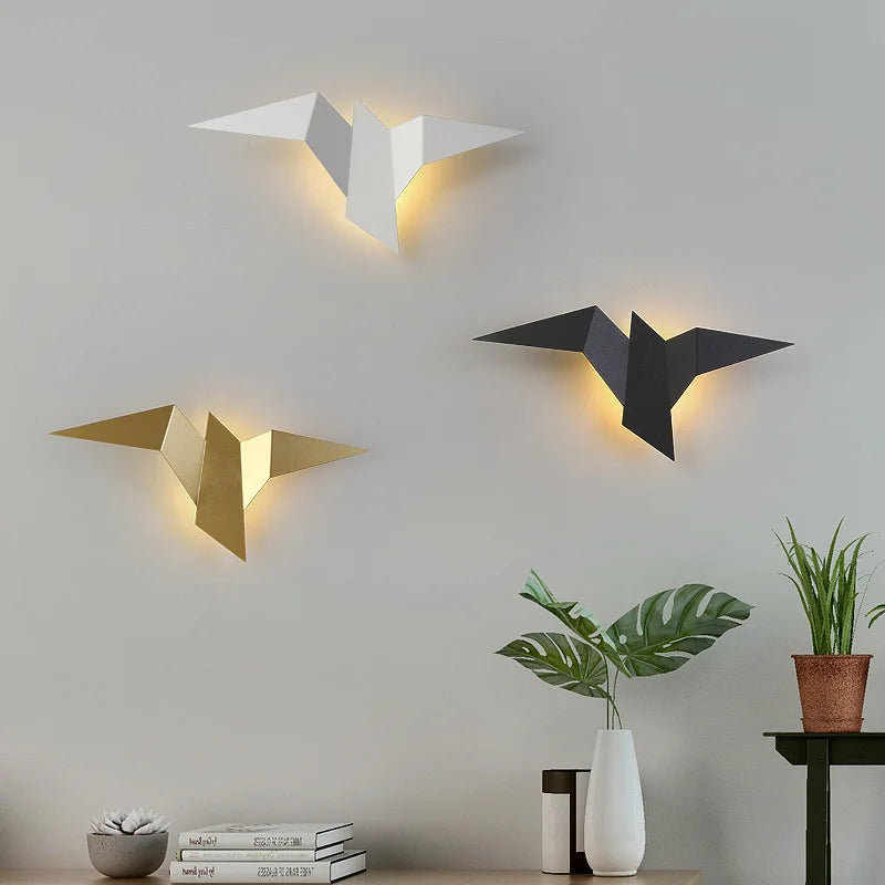 Origami Wall Lights by Nasimoto