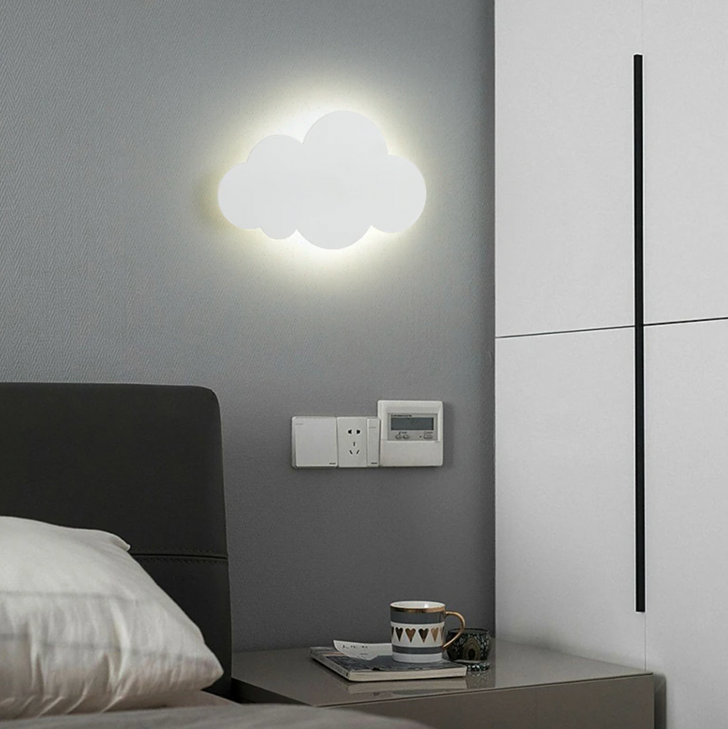 Minimalist Cloud Wall Sconce