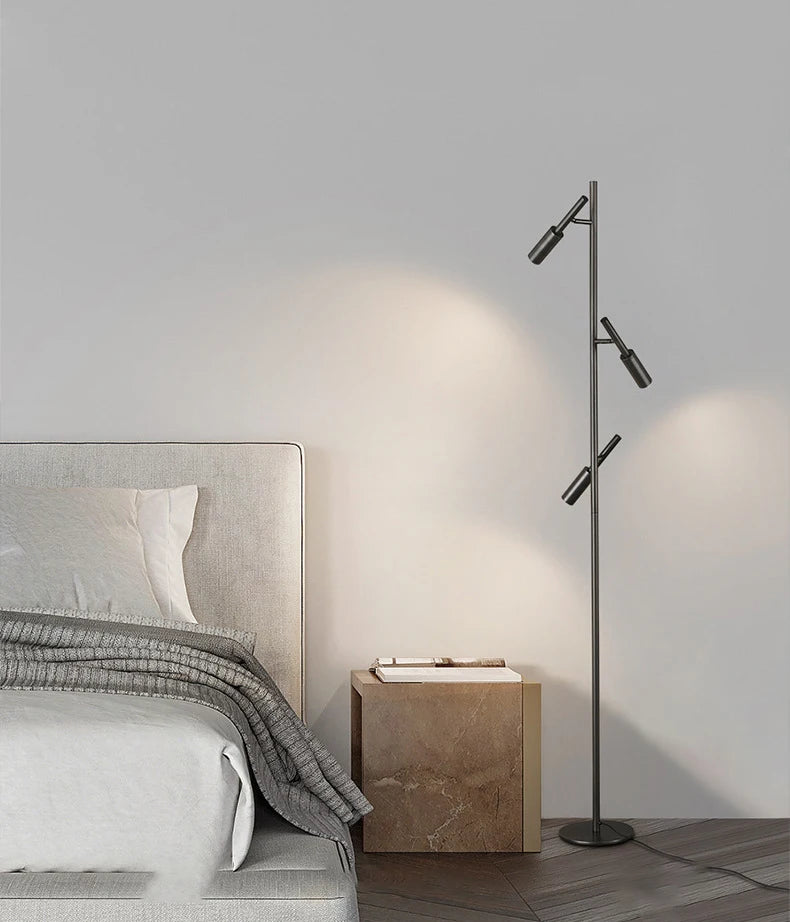 Minimalist Brass Floor Lamp