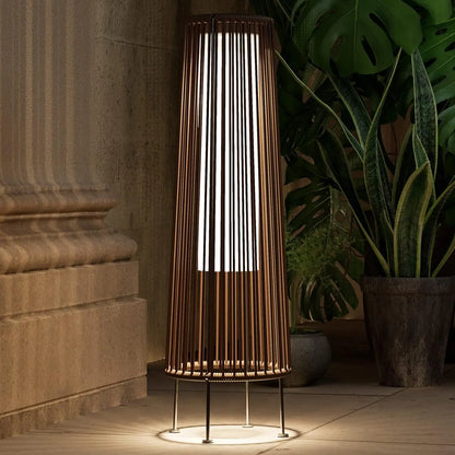 Grand Outdoor All-Weather Wicker Lamp by Orion Lighting