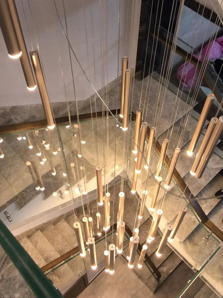 Luxury Staircase Rod Chandelier