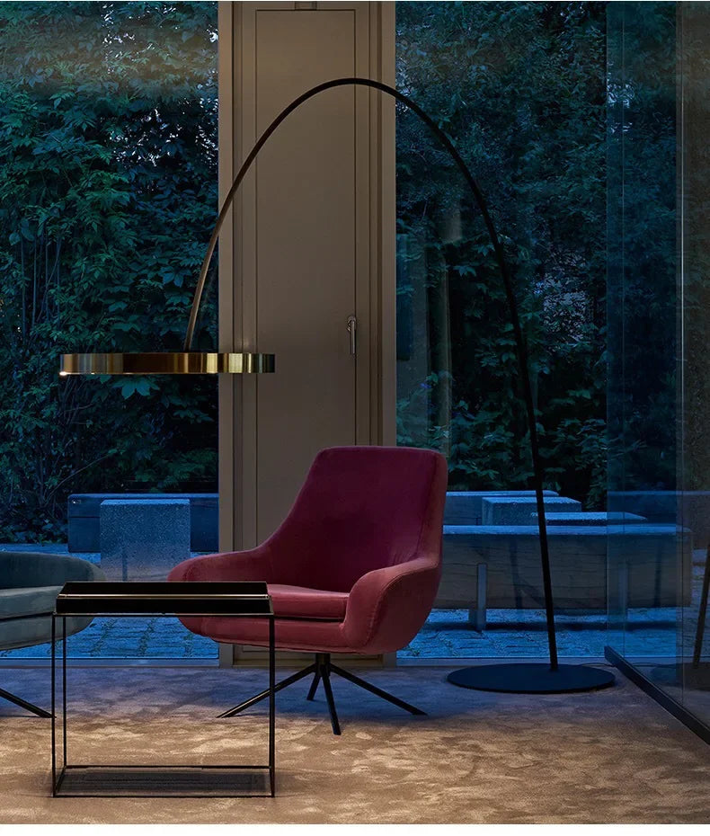 Contemporary Arc Floor Lamp by Elli Cho