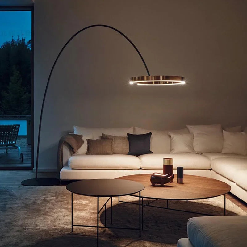 Contemporary Arc Floor Lamp by Elli Cho