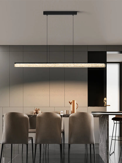 Strip Dining Room Chandelier - Nordic LED Kitchen Lamp 