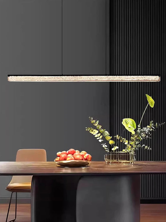 Strip Dining Room Chandelier - Nordic LED Kitchen Lamp for Indoor Lighting and Decoration
