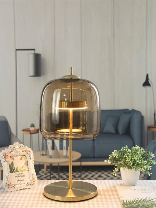 Industrial Elegance Table Lamp