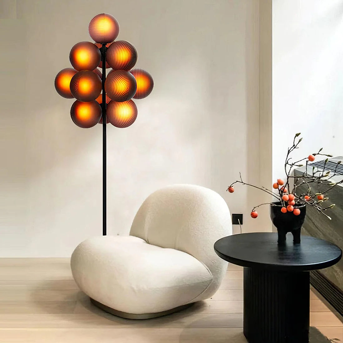 Vintage Modernism Radiance Balloon Floor Lamp by Dekoor Light