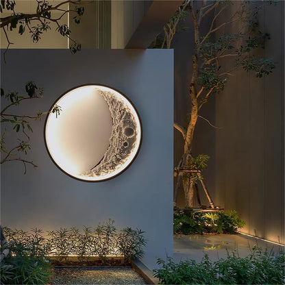 Moonlit Glow Crescent Wall Light by Lomance