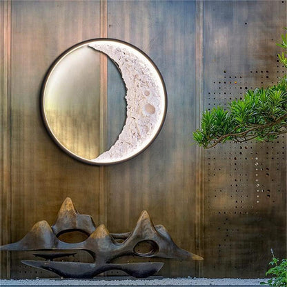 Moonlit Glow Crescent Wall Light by Lomance