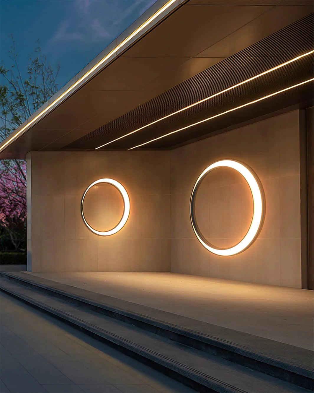 Eclipse Garden Wall Light