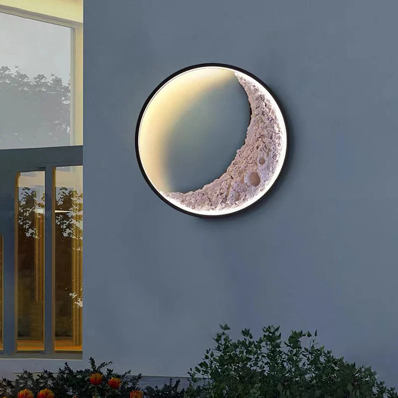 Moonlit Glow Crescent Wall Light by Lomance