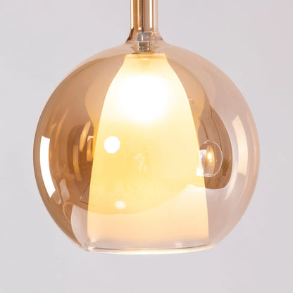 Nordic Hand Blown Glass Pendant Light