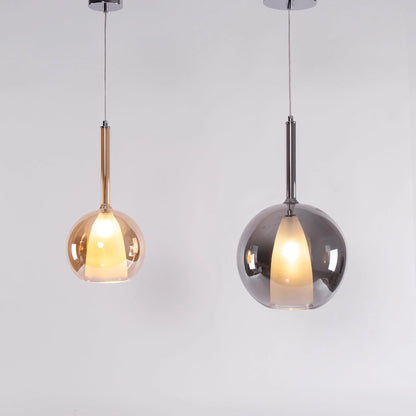 Nordic Hand Blown Glass Pendant Light