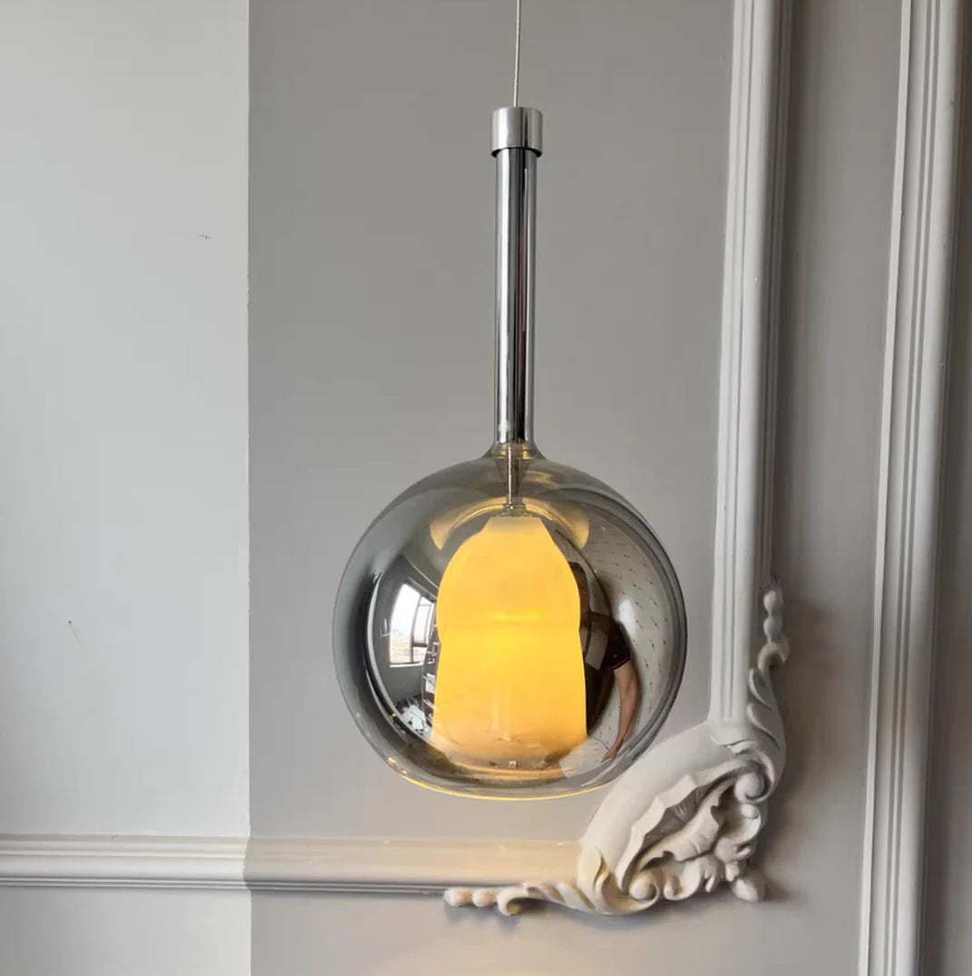 Nordic Hand Blown Glass Pendant Light