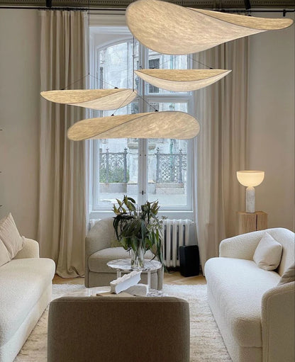 Handcrafted Nordic Silk Chandelier