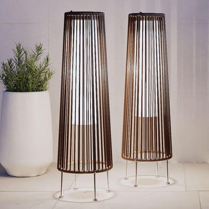 Grand Outdoor All-Weather Wicker Lamp by Orion Lighting