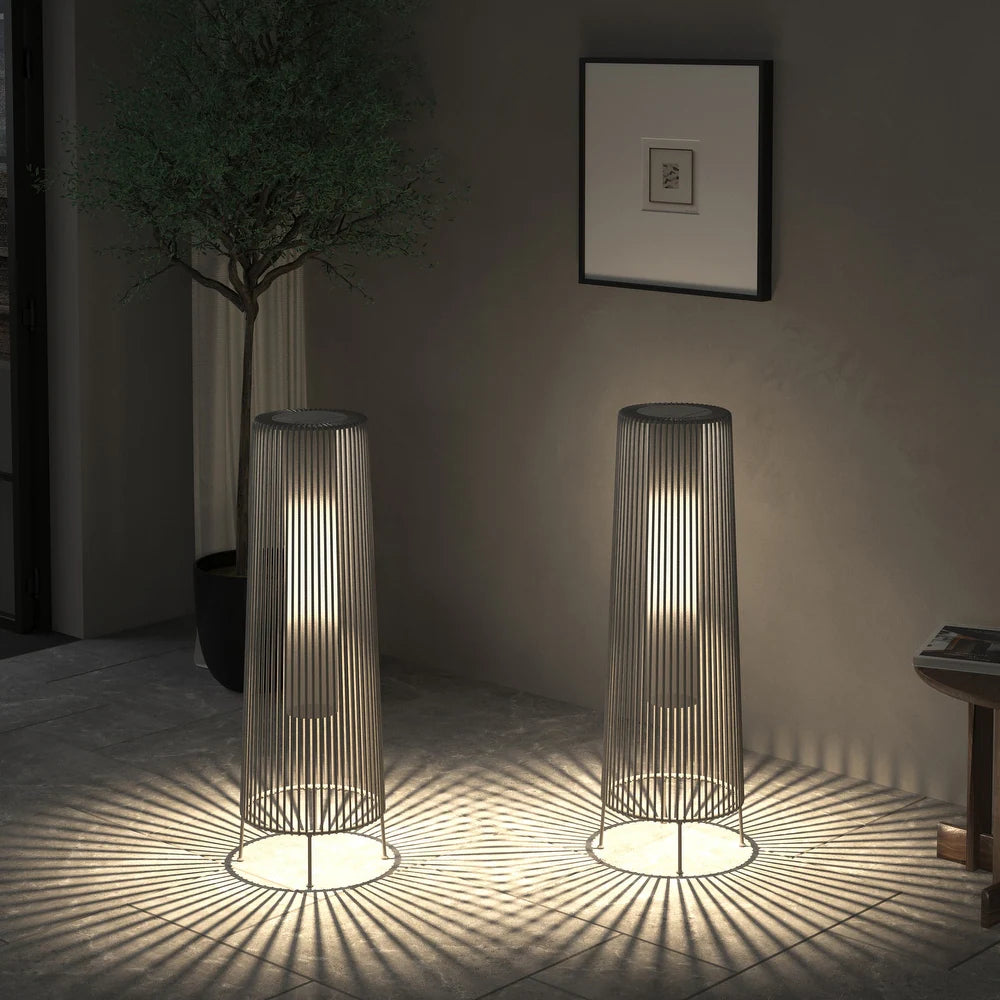 Grand Outdoor All-Weather Wicker Lamp by Orion Lighting